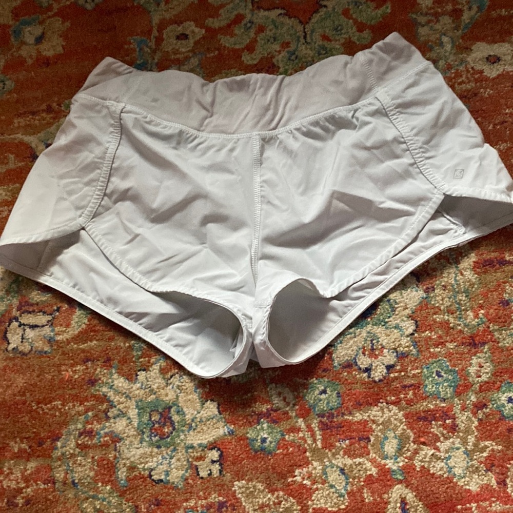 light blue shorts